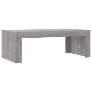 vidaXL Soffbord gr&aring; sonoma 102x50x36 cm konstruerat tr&auml;