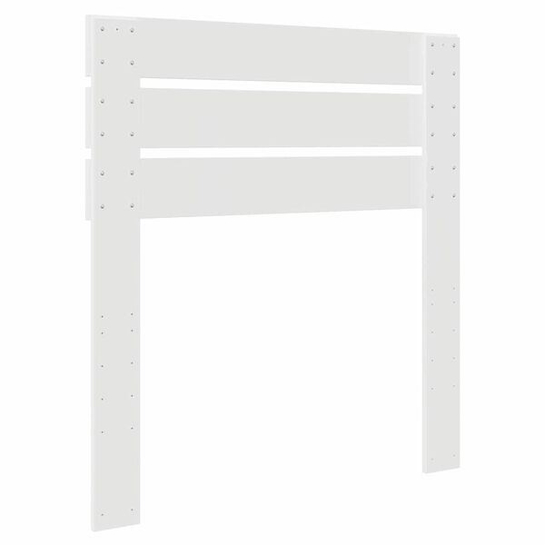 vidaXL Huvudgavel med huvudgavel Vit 75 cm Konstruerat tr&auml;