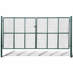 vidaXL Tr&auml;dg&aring;rdsgrind i n&auml;t 400x175 cm