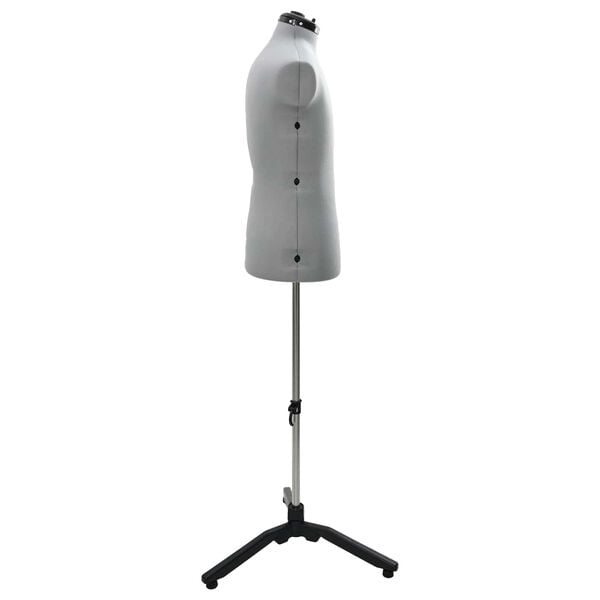 vidaXL Justerbar Kl&auml;nningsform Kvinna Gr&aring; 37.5-45.5 tum tyg