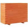 vidaXL Odlingsl&aring;da vaxbrun 90x40x72 cm massiv furu