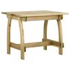 vidaXL Tr&auml;dg&aring;rdsbord 110x74x75 cm impregnerad furu