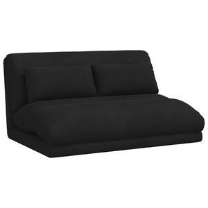 vidaXL Golvstol Svart 110 x 82 x 55 cm Sammet