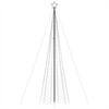 vidaXL LED julgran med spikar 1534 LED kallvit 500 cm