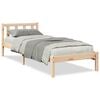 vidaXL S&auml;ngram utan madrass extra l&aring;ng 90x210 cm massiv furu