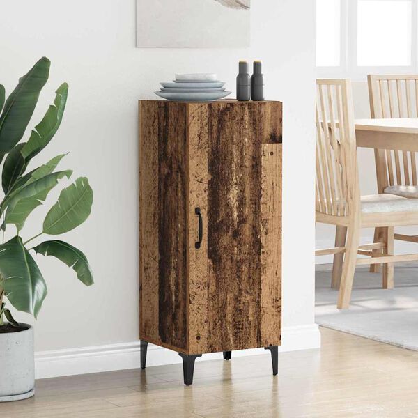 vidaXL Sideboard Gammalt tr&auml; 34,5 x 34 x 90 cm Konstruerat tr&auml;