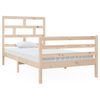 vidaXL S&auml;ngram massiv furu 100x200 cm enkels&auml;ng