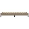 vidaXL S&auml;ngram utan madrass Taupe 80x200cm tyg