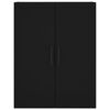 vidaXL V&auml;ggsk&aring;p 2 st svart 69,5x34x90 cm
