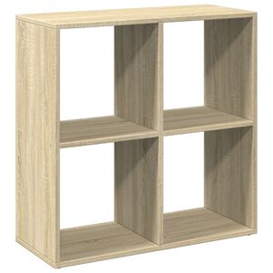 vidaXL Bokhylla/Rumsavdelare sonoma-ek 69,5x29x69,5 cm konstruerat tr&auml;