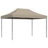 vidaXL Pop-Up hopf&auml;llbart partyt&auml;lt 410x279x315 cm taupe
