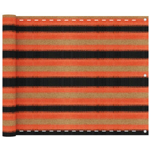 vidaXL Balkongsk&auml;rm flerf&auml;rgad 75x400 cm HDPE