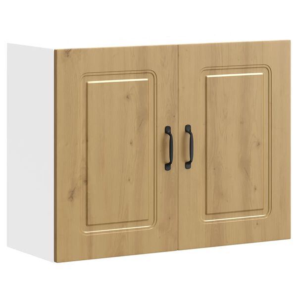 vidaXL V&auml;ggsk&aring;p f&ouml;r k&ouml;k Kalmar artisan ek konstruerat tr&auml;