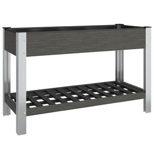 vidaXL Upph&ouml;jd odlingsl&aring;da gr&aring; 120x50x75 cm WPC