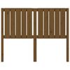 vidaXL S&auml;nggavel honungsbrun 125,5x4x100 cm massiv furu