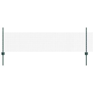 vidaXL Svetsat tr&aring;dgeller med stolpar 100 x 0,5 m PVC-belagda st&aring;l