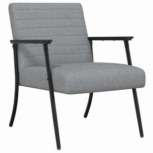 vidaXL f&aring;t&ouml;lj Ljusgr&aring; 59 x 75 x 78 cm tyg