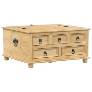 vidaXL Storage Box CORONA Honey Large