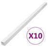 vidaXL Kabelkanal 100x40 mm 10 m PVC