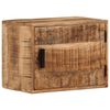 vidaXL V&auml;ggmonterat s&auml;ngbord 40x30x25 cm massivt mangotr&auml;