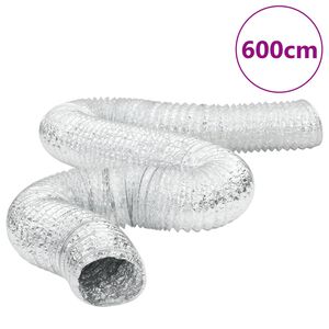 vidaXL Ventilationskanal aluminium 6 m &Oslash;10 cm