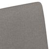vidaXL Matstolar med hjul med hjul 2 pcs Taupe 57 x 66 x 94 cm tyg