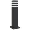 vidaXL Utomhusgolvlampa svart 50 cm aluminium