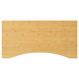 vidaXL Bordsskiva 110x55x2,5 cm bambu