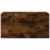 vidaXL Väggskåp för badrum rökfärgad ek 60x25x30 cm konstruerat trä
