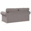 vidaXL Soffa Taupe 215 x 82 x 80 cm tyg