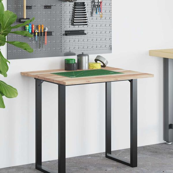 vidaXL Bordsskiva obehandlad 80x60x2 cm massivt akaciatr&auml;