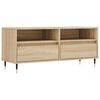 vidaXL Tv-b&auml;nk sonoma-ek 100x34,5x44,5 cm konstruerat tr&auml;