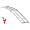 vidaXL Motorcykel Ramp Silver 340 kg per styck Aluminium