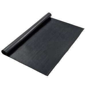 vidaXL Golvmatta Svart 1,2 x 2 m Gummi