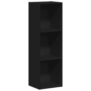 vidaXL Bokhylla/tv-b&auml;nk svart 36x30x114 cm konstruerat tr&auml;
