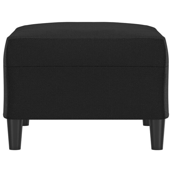 vidaXL Fotpall svart 70x55x41 cm konstl&auml;der