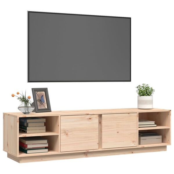 vidaXL Tv-b&auml;nk 156x40x40 cm massiv furu