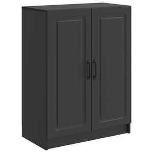 vidaXL Sideboard Svart 66 x 34,5 x 87 cm Konstruerat tr&auml;