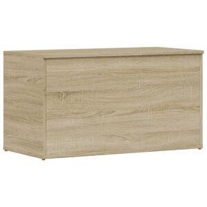 vidaXL F&ouml;rvaringskista sonoma-ek 84x42x46 cm konstruerat tr&auml;