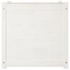 vidaXL Odlingsl&aring;dor 2 st vit 60x60x60 cm massiv furu