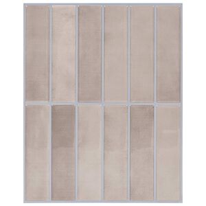 vidaXL Rektangul&auml;ra plattor 10 st Beige kaffe 29 x 23 x 0,08 cm