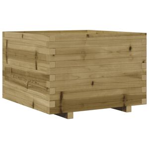 vidaXL Odlingsl&aring;da 70x70x49,5 cm impregnerat furu