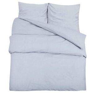 vidaXL B&auml;ddset gr&aring; 200x200 cm bomull