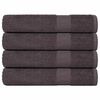 vidaXL Bastuhanddukar FROGN 4 st antracit 80x200 cm 360 gsm