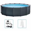 INTEX Ovanmarkspool Graphite Gray Panel 478x124 cm