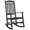 vidaXL Gungstol Svart 84 x 65 x 114 cm Harts