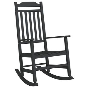 vidaXL Gungstol Svart 84 x 65 x 114 cm Harts
