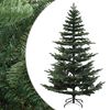 vidaXL Plast Hingad Julgran 210 cm PE & PVC Gr&ouml;n