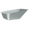 vidaXL Skottk&auml;rra Bricka Ers&auml;ttning Silver 88 x 60 x 32 cm