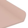 vidaXL Flytande hylla V&auml;ggmonterad 4 pcs Rosa 100 x 9 x 2,5 cm St&aring;l